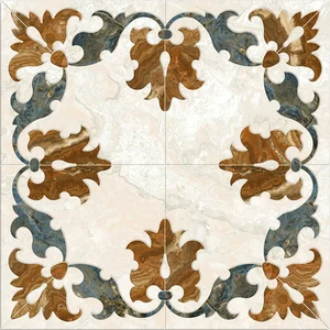 Панно Aparici Agate Rossone Centro Pulido 89,3x89,3 полированное