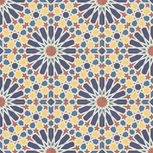Керамогранит Aparici Alhambra Blue Natural 59,2x59,2 матовый