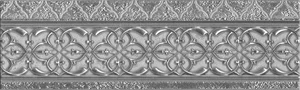Бордюр Aparici Alhambra Silver Cenefa 9x29,8 матовый