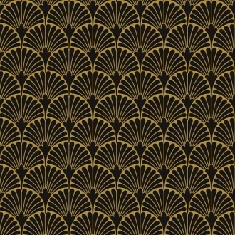 Art-Deco Black Manhattan Natural