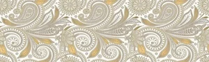 Керамогранит Aparici Astoria Paisley Ochre 29,8x100 матовый