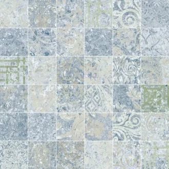 Bohemian Blue Natural Mos 5X5