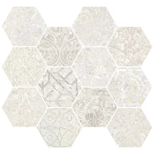 Мозаика Aparici Bohemian Sand Natural Mos Hex 28x30 матовая