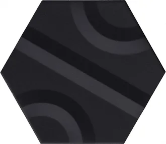Chaplin Black Chic Hexagon