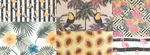 Декоративный элемент Aparici Markham Botanica B 44,6x119 матовый