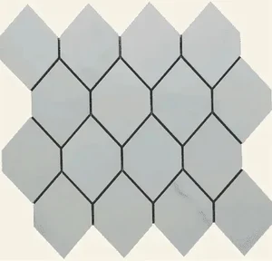 Мозаика Aparici Monaco Mosaico Leaf Turquoise Wall 32,5x34,6 полированная