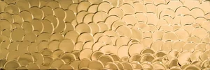 Декоративный элемент Aparici Nordic Gold Shell 29,8x89,5 глянцевый