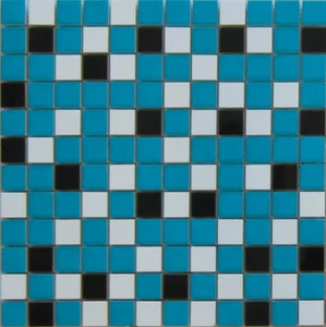 Мозаика Aparici Nordic Mix Blue Mosaic 2,5X2,5 29,8x29,8 глянцевая