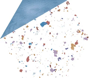 Керамогранит Aparici Stracciatella Blue Natural 25x29 матовый
