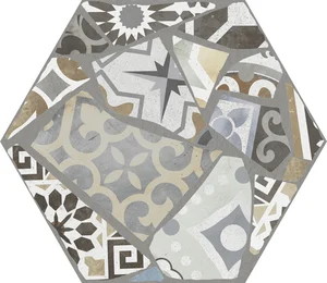 Керамогранит Aparici Studio Stamp Hexagon 25x29 матовый