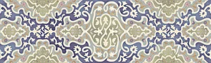 Плитка Aparici Tawriq Blue Zaida 29,8x99,6 матовая