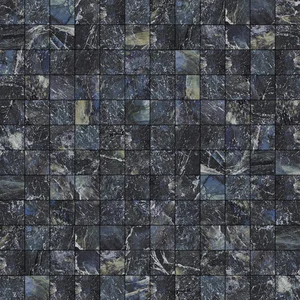 Мозаика Aparici Vivid Blue Labradorite Mos 2,5X2,5 29,8x29,8 глянцевая