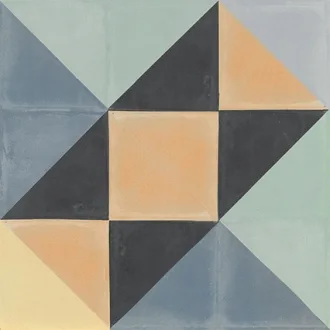 Encaustic Blue-Mix Decor