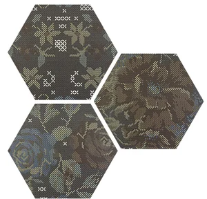 Керамогранит Apavisa Punto Croce Black Nat Hexagon 25x29 матовый