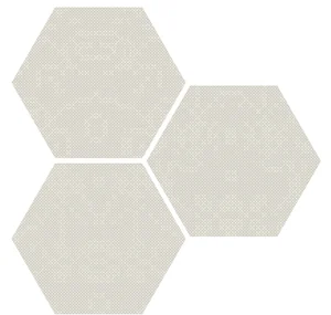 Керамогранит Apavisa Punto Croce White Nat Hexagon 25x29 матовый
