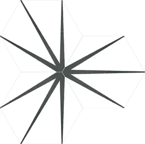 Керамогранит Apavisa Starline White Natural Hexagon 25x29 матовый
