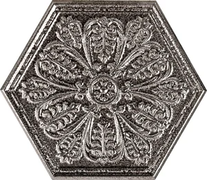 Керамогранит Apavisa Zinc Silver Single Hexagon 25x29 матовый