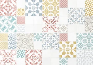 Плитка APE Cloud Paint White Mix 35x100 матовая