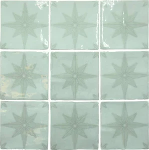 Плитка APE Fado Carmo Acqua 13x13 глянцевая