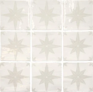 Плитка APE Fado Carmo White 13x13 глянцевая