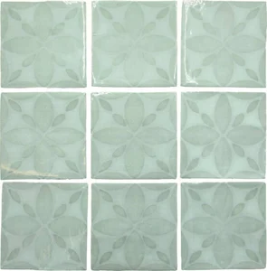 Плитка APE Fado Mariza Acqua 13x13 глянцевая