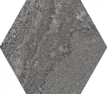 Керамогранит APE Soft Hexagon Anthracite 23x26 матовый
