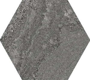 Керамогранит APE Soft Hexagon Anthracite 23x26 матовый