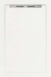 Душевой поддон из керамогранита Aquanit Aqua White Slope Line 80x120 матовый