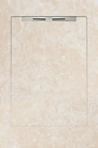 Душевой поддон из керамогранита Aquanit Emprador Light Beige Slope Line 90x135 матовый