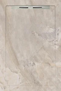 Душевой поддон из керамогранита Aquanit Incanto Bone Slope Line 80x120 матовый