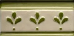 Бордюр Vives Aranda Listelo Hijar Verde 6,5x13 глянцевый