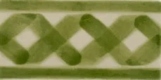 Бордюр Vives Aranda Listelo Tinter Verde 6,5x13 глянцевый