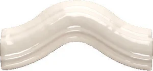 Бордюр Vives Aranjuez Remate Curvo Maqueda Hueso 5x20 глянцевый