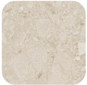 Керамогранит Arcana Black&Cream ARC_8226 Checkers Rounded Cream Beach 28,6x28,6 матовый
