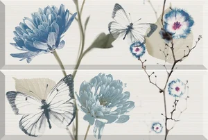 Панно Arcana Serenity Delicate-2 Azul 50x75 глянцевое
