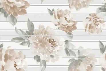 Панно Arcana Versailles Blossom-2 Gris 50x75 матовое