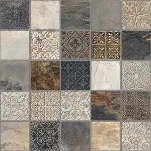Мозаика Gaya Fores Ardesia Calzada Deco 45x45 матовая