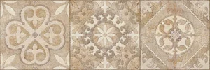 Плитка Argenta Acra Vega Decor Marfil 30x90 глазурованная
