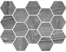 Мозаика Argenta Argent Hexagon 22,5x32,5 полированная