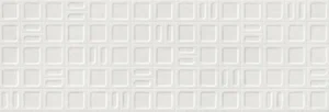 Декоративный элемент Argenta Gravel Square White 40x120 матовый