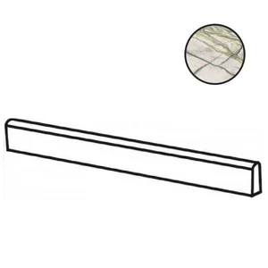 Бордюр Ariana Epoque 21 Battiscopa Calacatta Bamboo Antique 3D 0009367 5,5x120 натуральный