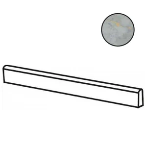 Бордюр Ariana Epoque 21 Battiscopa Grigio Etrusco Antique 3D 0009365 5,5x120 лаппатированный
