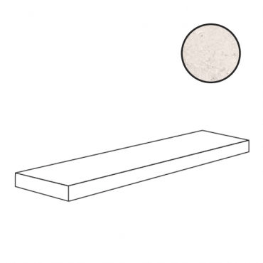 Ступень Ariana Memento Angolare Top Sx Limoges White Ant PF60015844 32x120 полированная