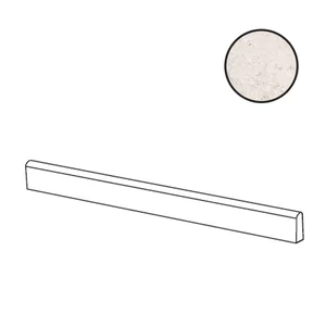Бордюр Ariana Memento Battiscopa Limoges White Nat PF60012340 5,5x120 натуральный