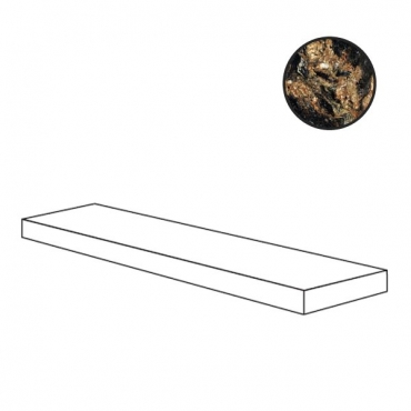 Ступень Ariana Nobile Angolare Top Dx Black Taurus Lux PF60005778 32x120 полированная