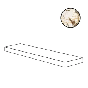 Ступень Ariana Nobile Angolare Top Dx Blanc Du Blanc Lux PF60005776 32x120 полированная