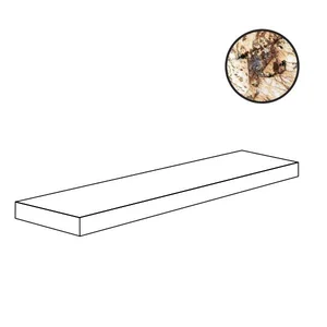 Ступень Ariana Nobile Angolare Top Dx Blanc Du PF60006652 32x120 полированная