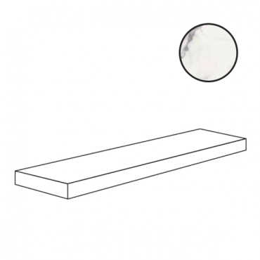 Ступень Ariana Nobile Angolare Top Sx Statuario Lux PF60010371 32x120 полированная