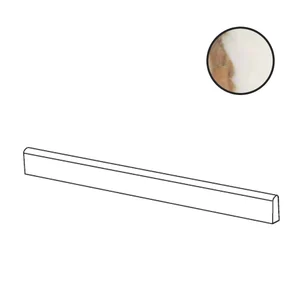 Бордюр Ariana Nobile Battiscopa Calacatta Lux PF60009124 5,5x120 полированный