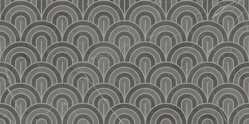 Декоративный элемент Ariana Nobile Dec Ventagli Grey Grafite Lux PF60006836 60x120 полированный